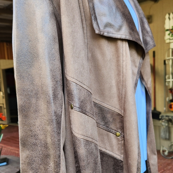 Allison Daley Jacket, two-toned Brown, size 12, Jacket - Picture 3 of 9